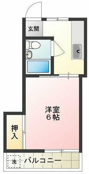 セルクルガトン西国立の間取り