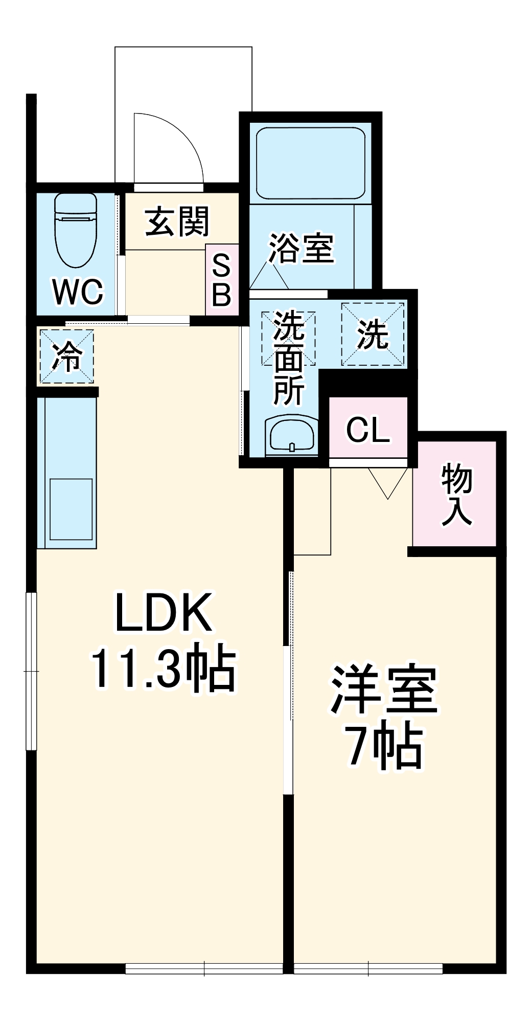 Gracieux なみきの間取り