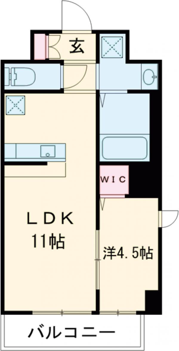 ATLANTIS TOWER お花茶屋の間取り