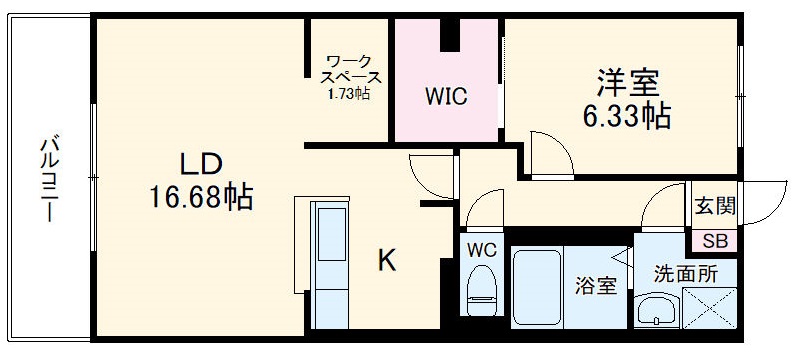 ELPIS・Kira(エルピス・キラ)の間取り