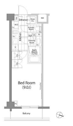 パークハビオ笹塚の間取り