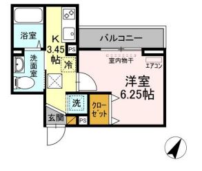 D-room稲毛東の間取り