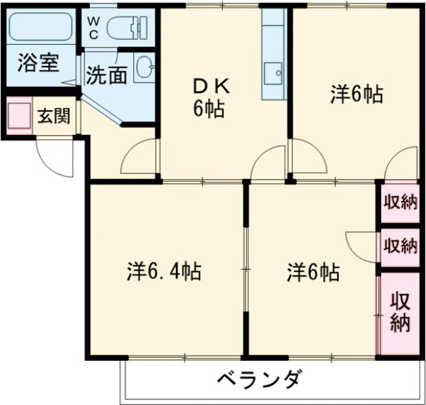 ドミール・エージェントの間取り