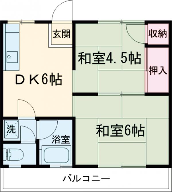セントラルコーポの間取り