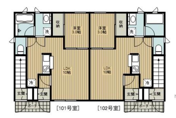 ベラカーサの間取り