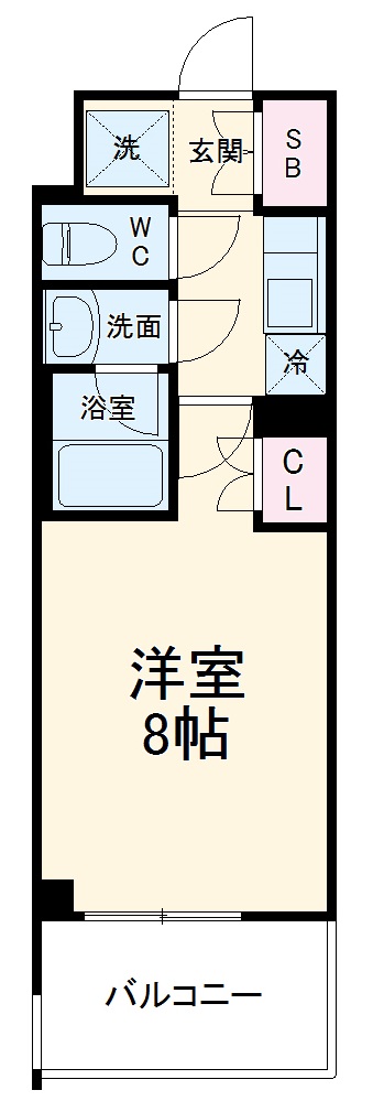 BluRock東神奈川の間取り