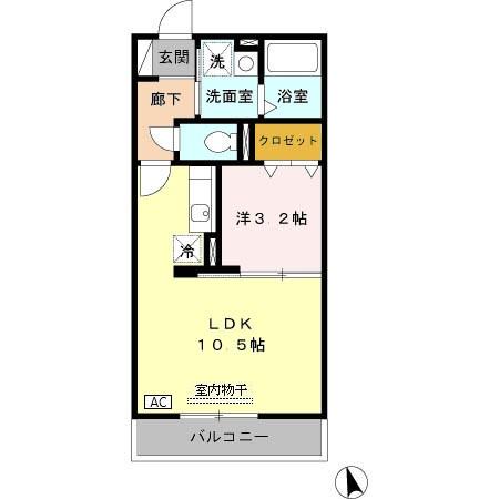 セゾントレビナの間取り