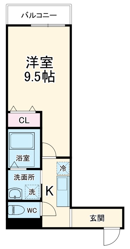 フジパレス阪急神崎川南Ⅰ番館の間取り