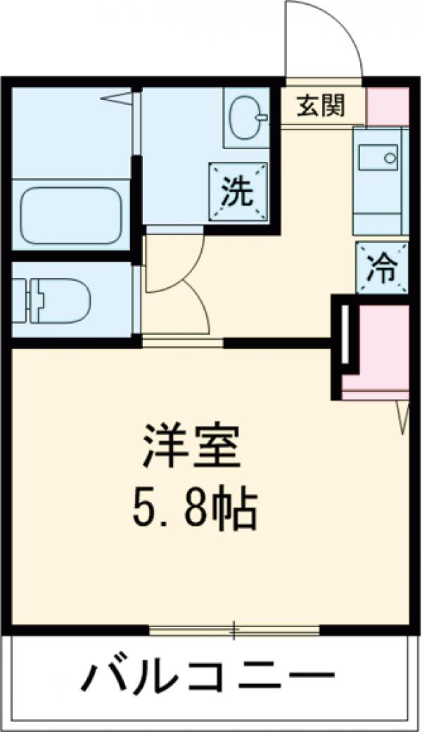 MELDIA稲城の間取り