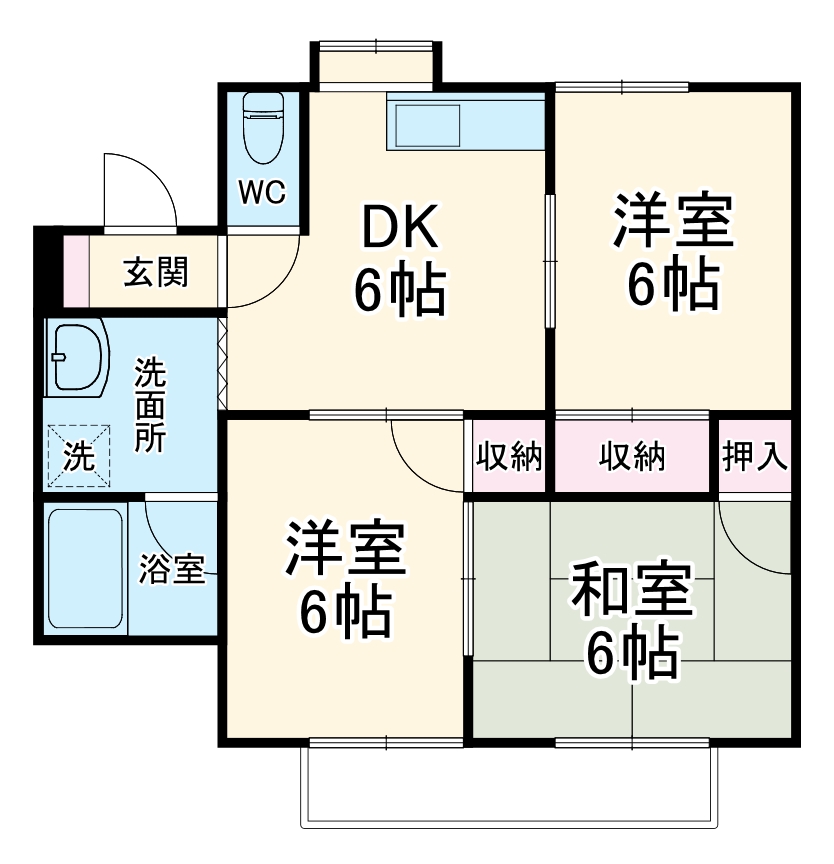 ライブリー長崎の間取り