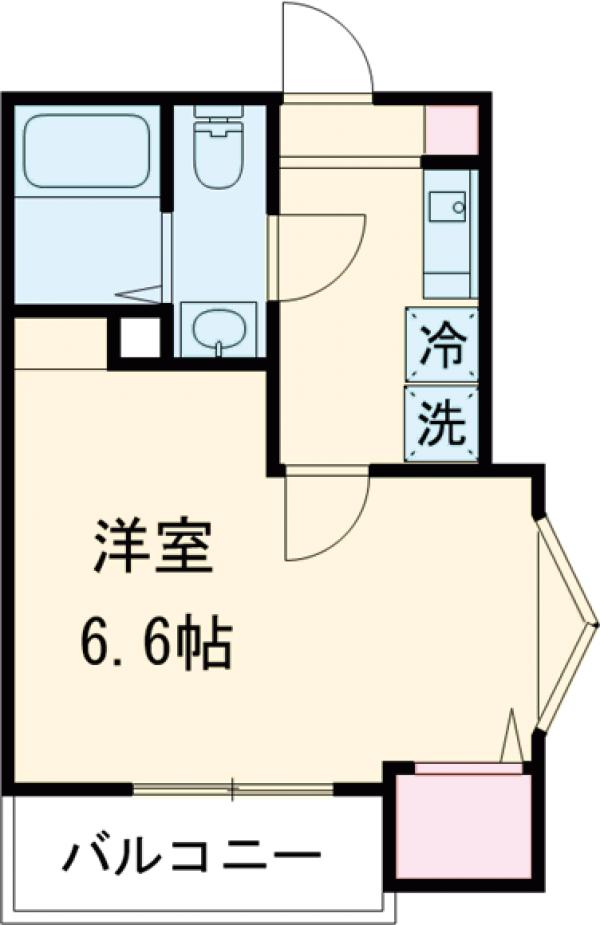 MELDIA稲城Ⅱの間取り