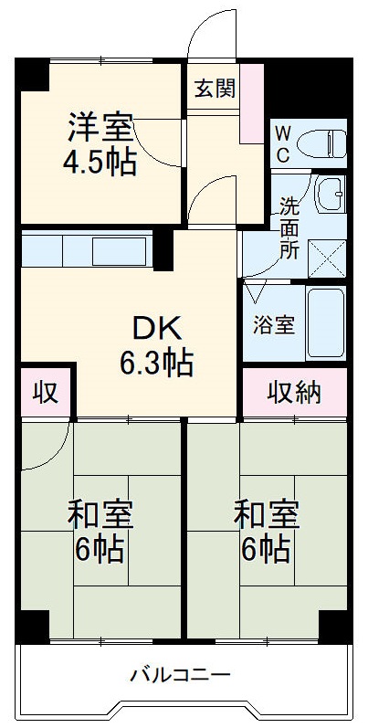ゼファー銀座の間取り