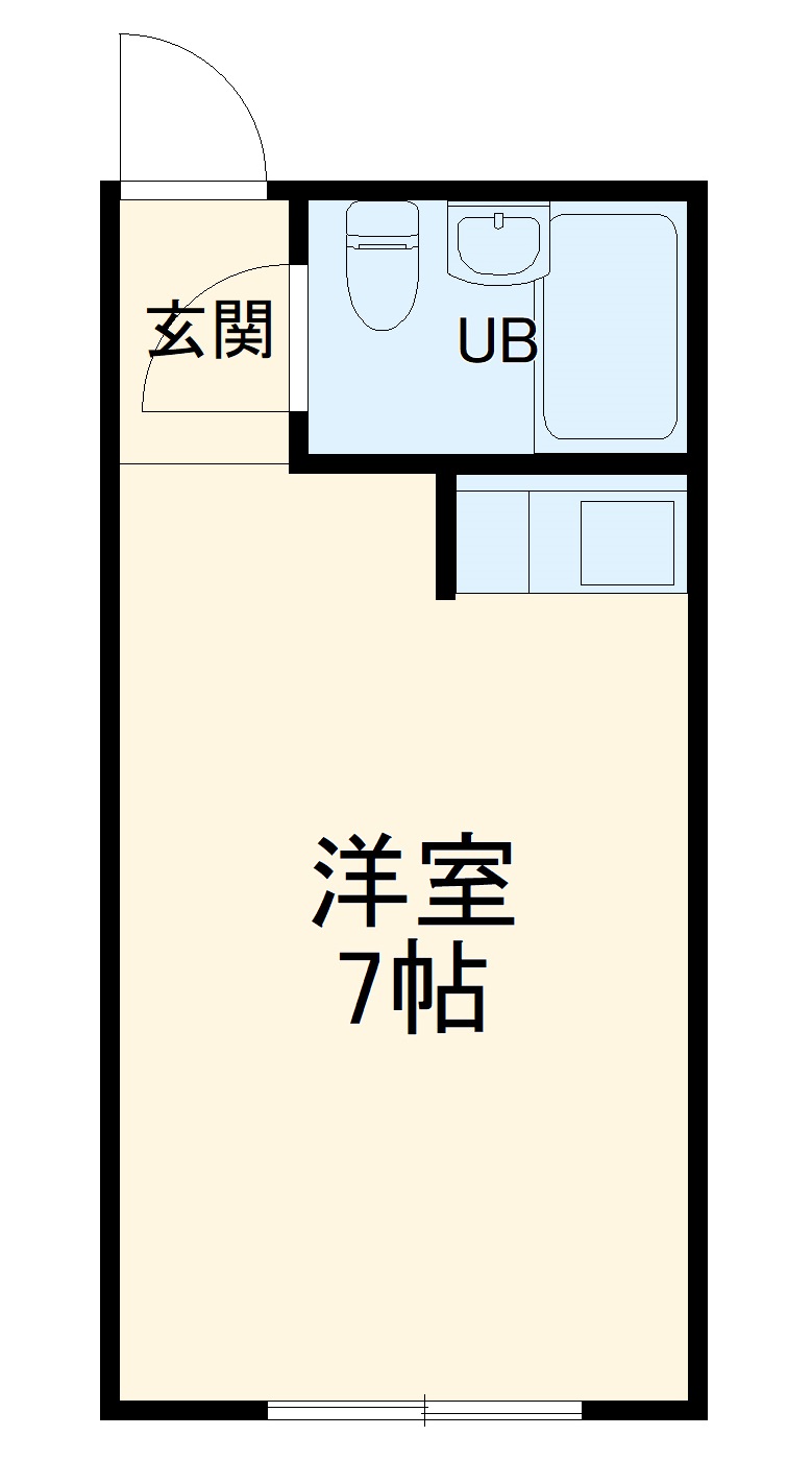 カサハラビル逗子A棟の間取り