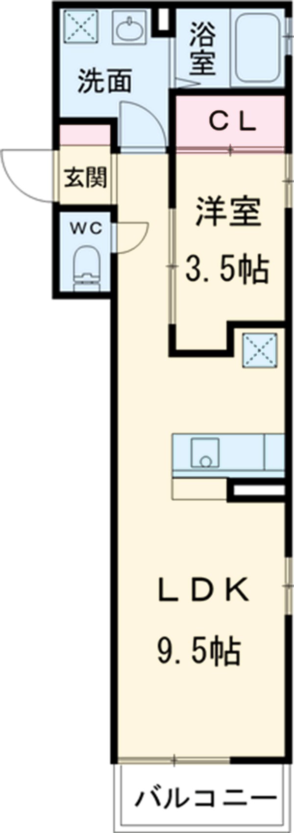 サンモールTMの間取り