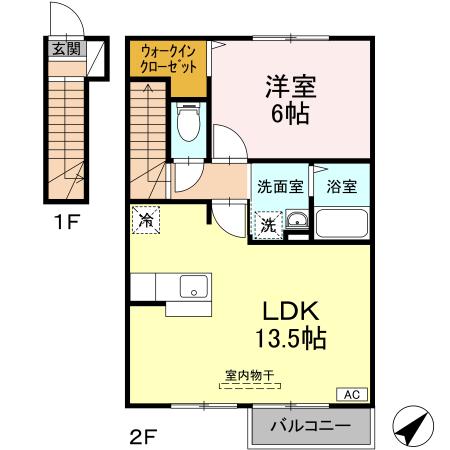 グリーンコートNの間取り