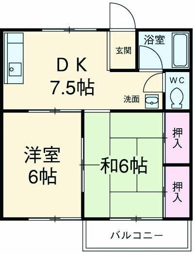 サンハイツの間取り