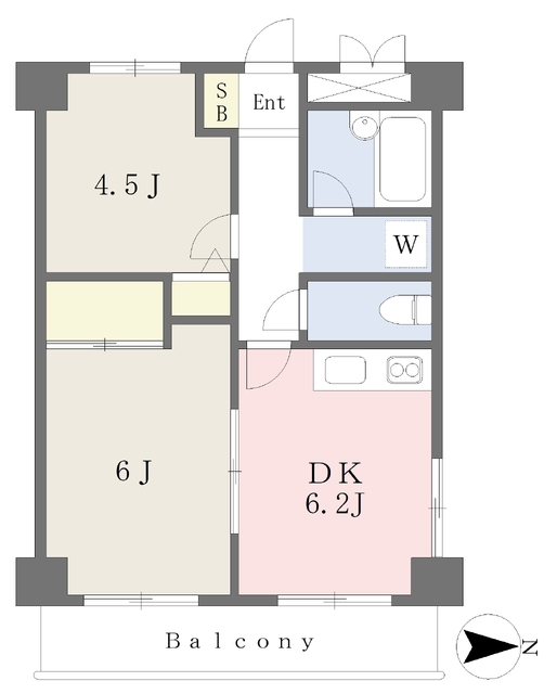 ウエスタンコートハウスの間取り