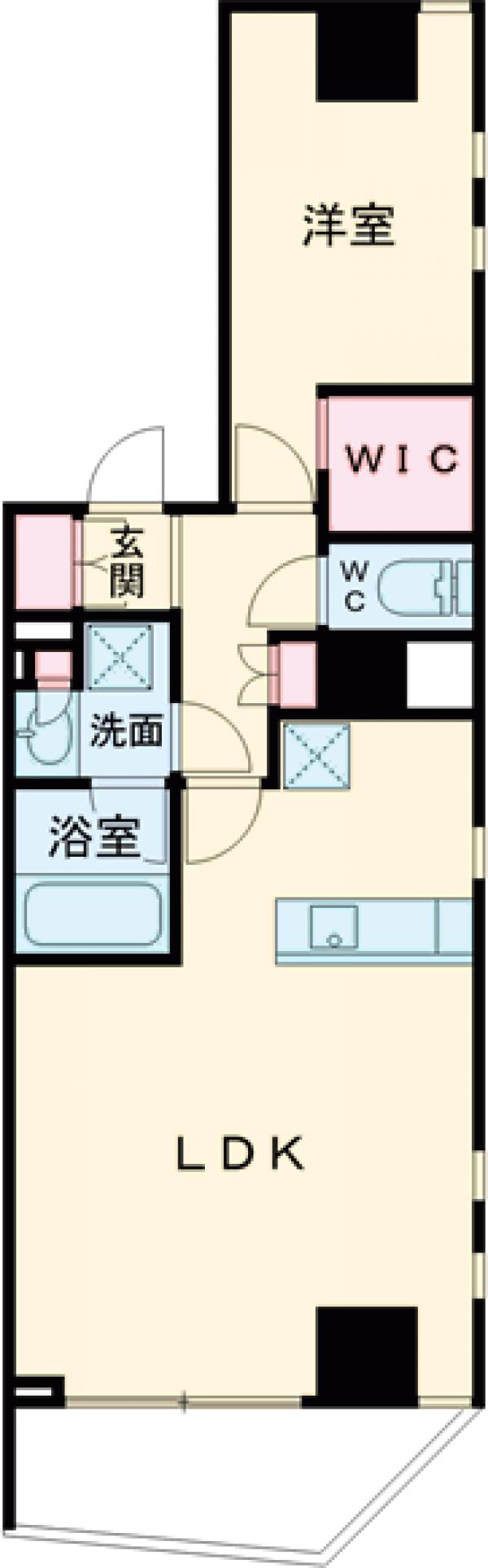 綾瀬プラチナビルの間取り