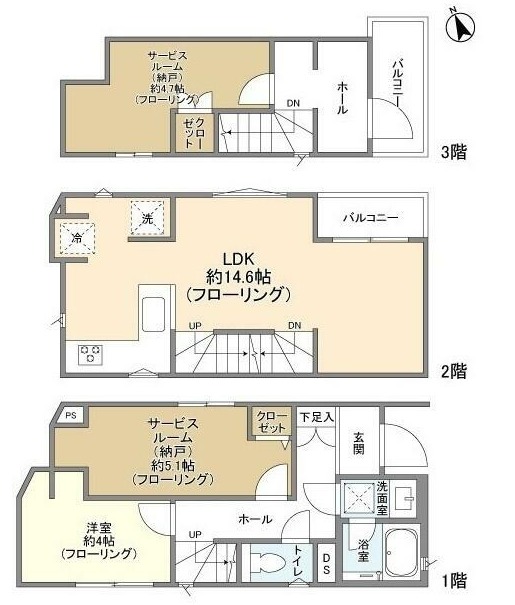 Kolet赤羽岩淵#05の間取り