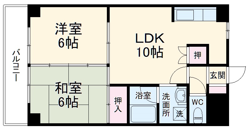 メゾンたつみの間取り