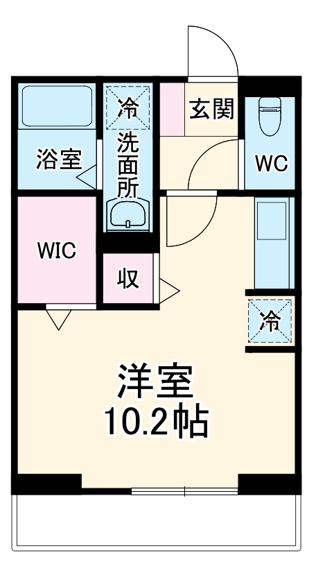 ラフィネ港明の間取り