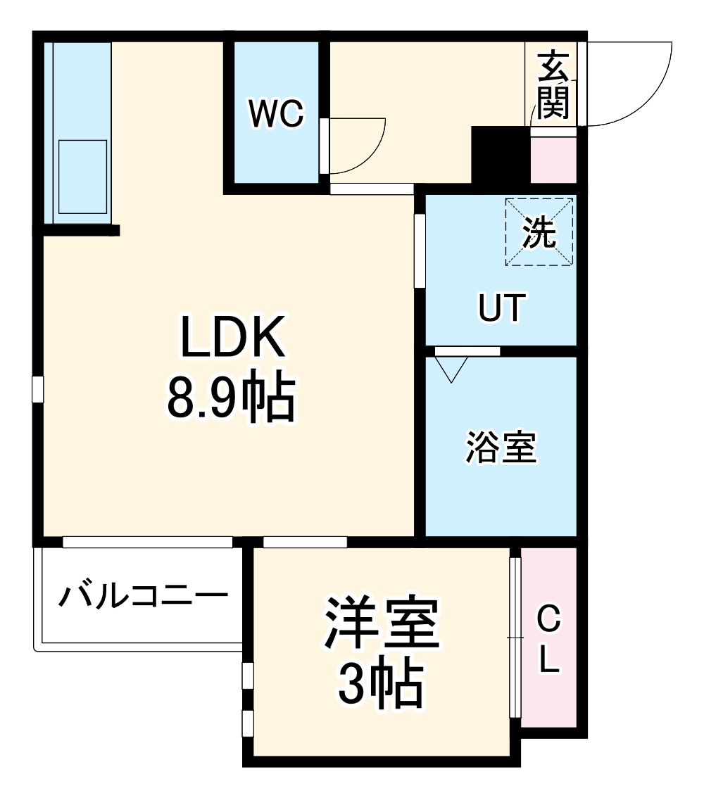 Grandtic Moralis Nの間取り