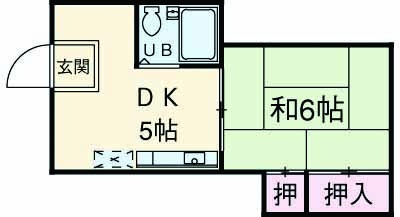 栗原荘の間取り