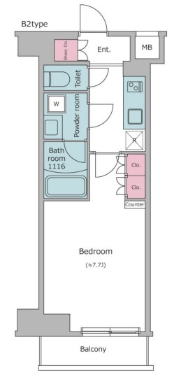 KDXレジデンス中板橋の間取り