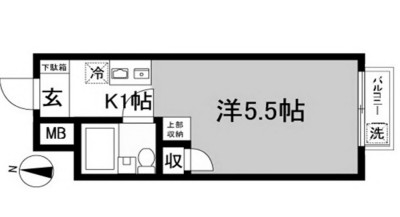 アットマーク調布の間取り