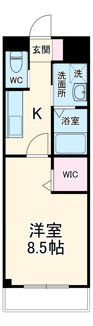 テニールの間取り