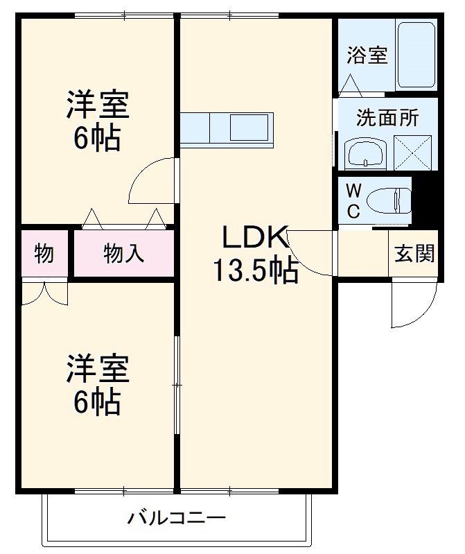 ウエストワンの間取り