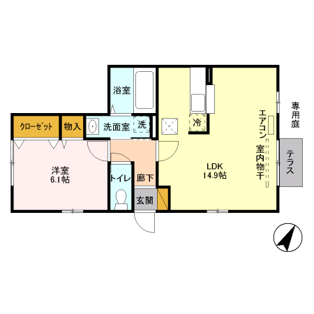 リバティの間取り