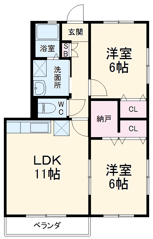 グラシアフィス霞ヶ浦1番館の間取り