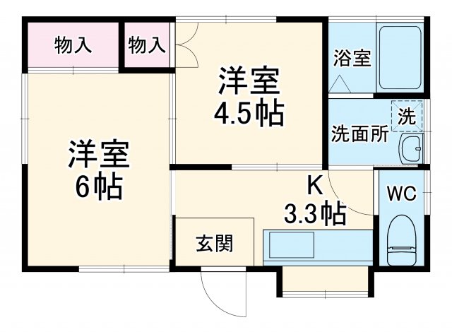 ヴィステリア・コートの間取り
