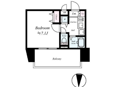 プレサンス覚王山D-StyleⅡの間取り