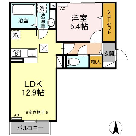 ブルーシェルの間取り