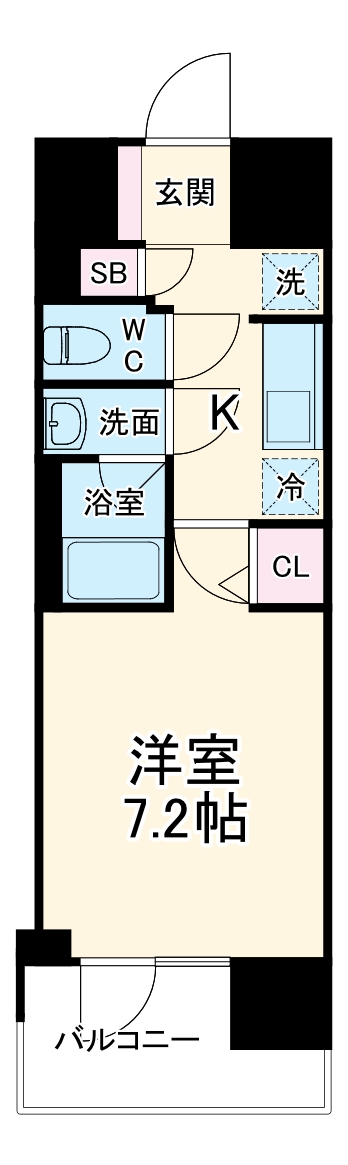 スプランディッド十三本町の間取り
