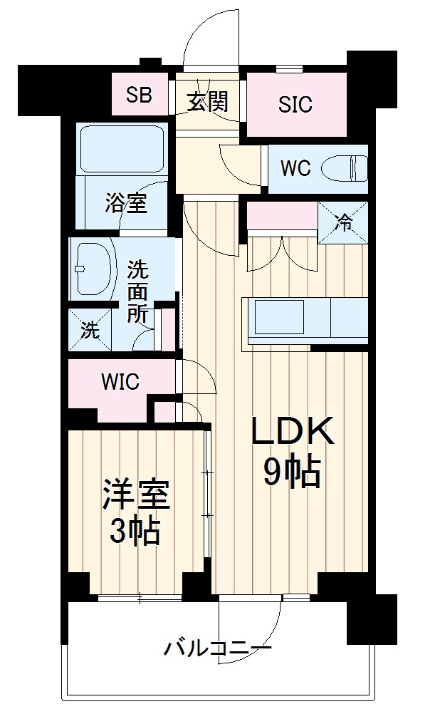 ルピアシェリール武蔵浦和の間取り