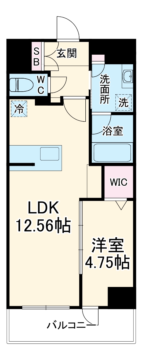 BELTS SHINJUKU レジデンスの間取り