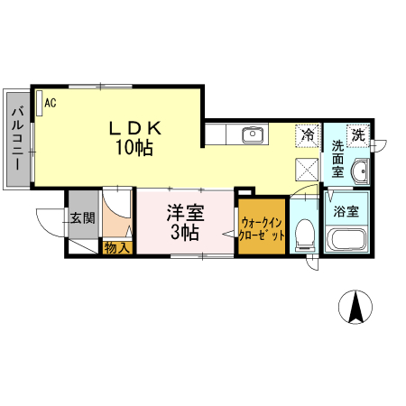 リヴェール玉川上水の間取り