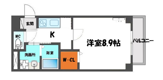 ビエンフェⅢの間取り