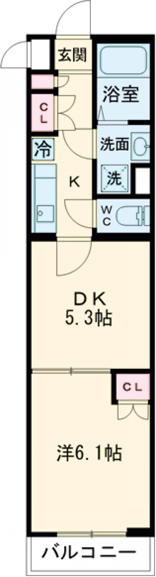 リブリ・K & W 上池台の間取り