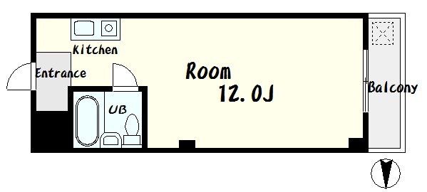 JPアパートメント守口Ⅵの間取り