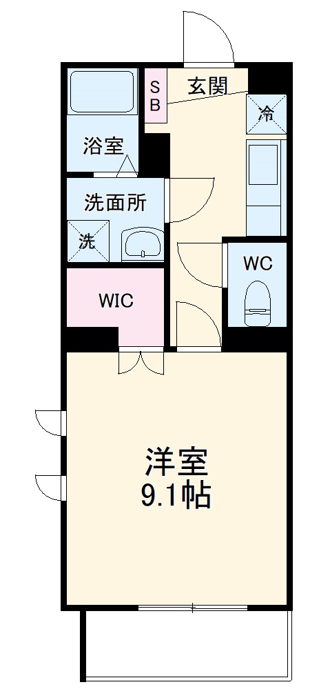 AXIS永田町の間取り
