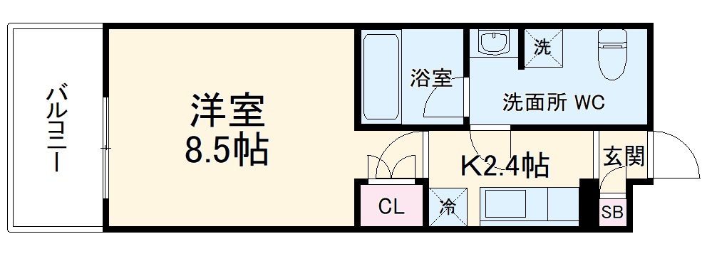 メゾンボヌールの間取り