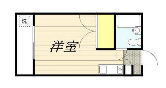 スカイコート立川第3の間取り