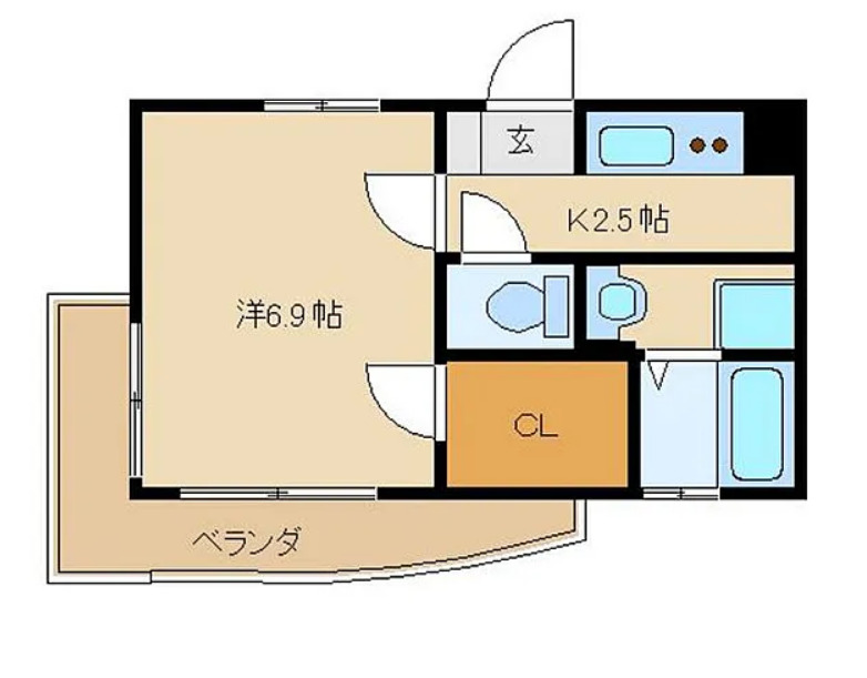 フレア・アサイの間取り