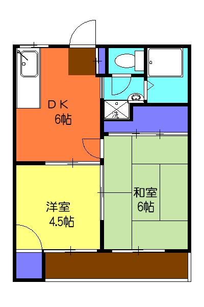 金子ハイツの間取り