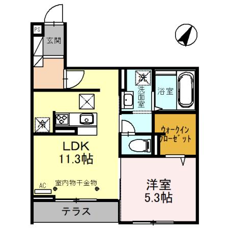 ミレニアセジュール熊谷の間取り