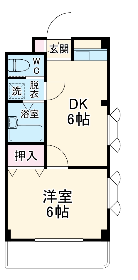 アヴニール宮前の間取り